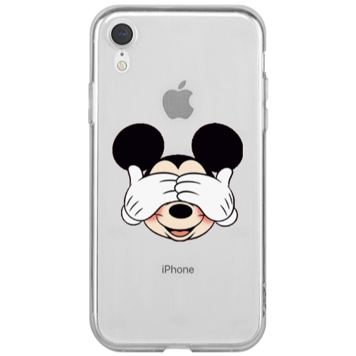 Apple iPhone Xr Mickeyy Transparent Silicone TPU Θήκη