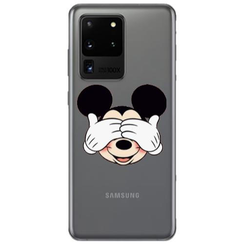 Samsung S20 Ultra Mickeyy Transparent Silicone TPU Θήκη