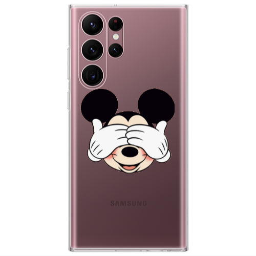Samsung S22 Ultra Mickeyy Transparent Silicone TPU Θήκη
