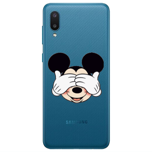 Samsung A02 Mickeyy Transparent Silicone TPU Θήκη