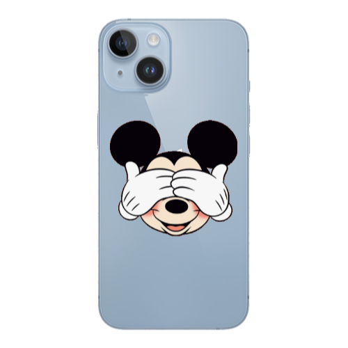 Apple iPhone 14  Mickeyy Transparent Silicone TPU Θήκη