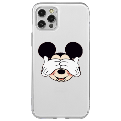 Apple iPhone 12 Pro Mickeyy Transparent Silicone TPU Θήκη