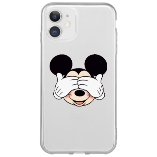 Apple iPhone 12 Mini Mickeyy Transparent Silicone TPU Θήκη