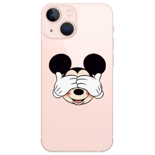 Apple iPhone 13 Mini Mickeyy Transparent Silicone TPU Θήκη