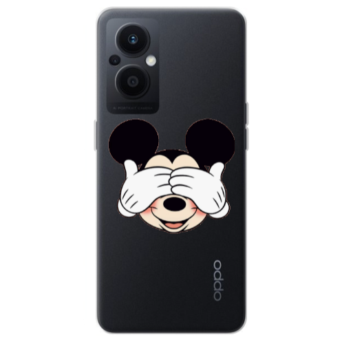 Oppo Reno 7 Lite Mickeyy Transparent Silicone TPU Θήκη