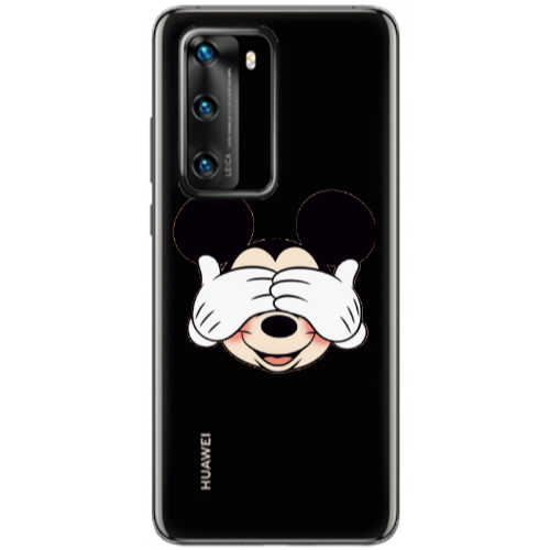 Huawei P40 Mickeyy Transparent Silicone TPU Θήκη