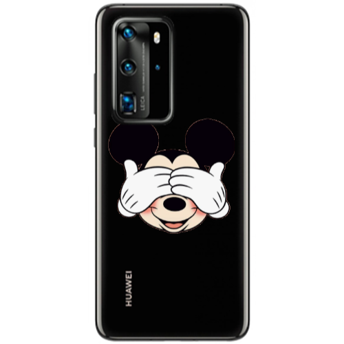 Huawei P40 Pro Mickeyy Transparent Silicone TPU Θήκη
