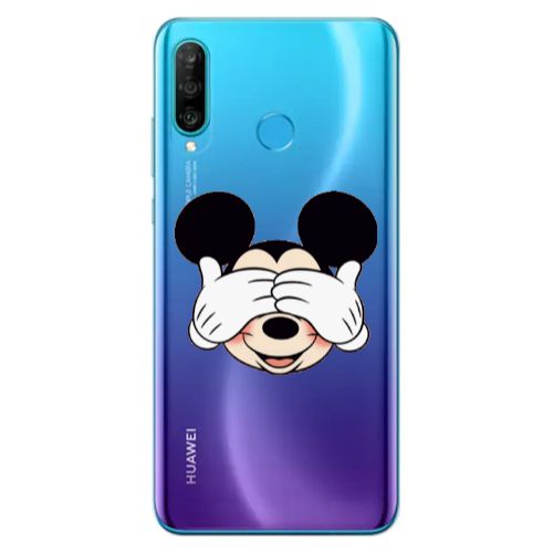 Huawei P30 Lite Mickeyy Transparent Silicone TPU Θήκη