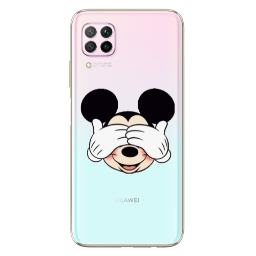 Huawei P40 Lite Mickeyy Transparent Silicone TPU Θήκη