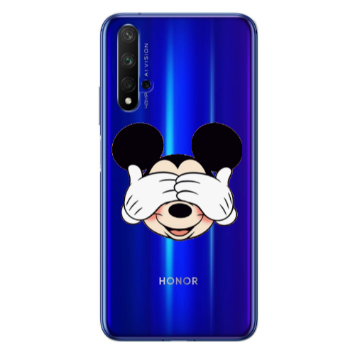 Huawei Nova 5 T Mickeyy Transparent Silicone TPU Θήκη