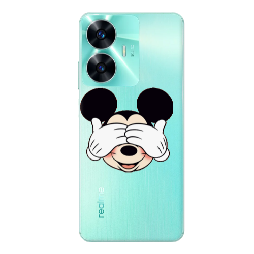 Realme C55 Mickeyy Transparent Silicone TPU Θήκη