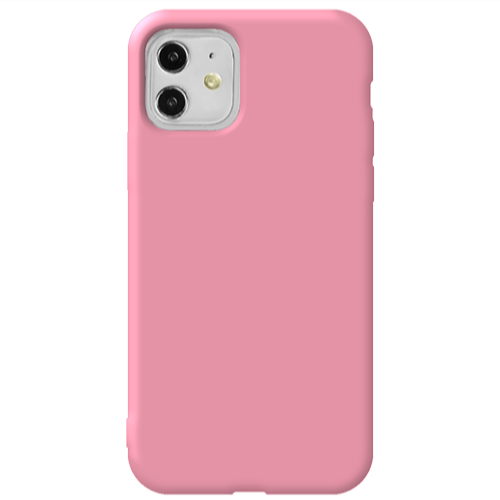 Apple iPhone 11  -case Pink Colored Silicone TPU Θήκη
