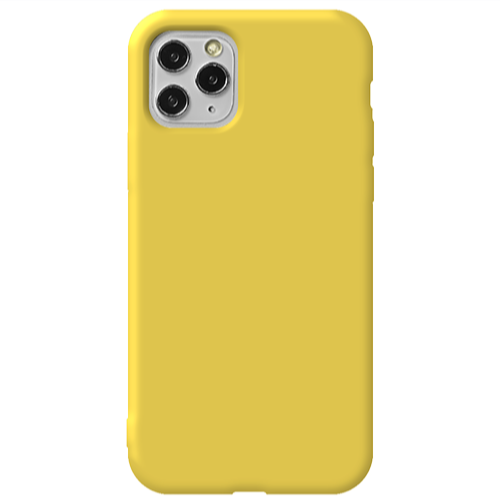 Apple iPhone 11 Pro -case Yellow Colored Silicone TPU Θήκη