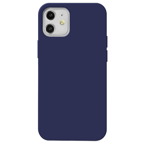 Apple iPhone 12 -case Dark blue Colored Silicone TPU Θήκη