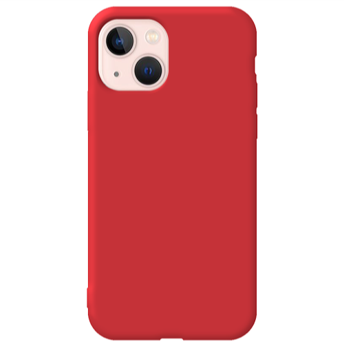 Apple iPhone 13 -case Red Colored Silicone TPU Θήκη