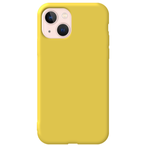 Apple iPhone 13 -case Yellow Colored Silicone TPU Θήκη