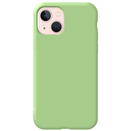 Apple iPhone 13 -case Light Green Colored Silicone TPU Θήκη
