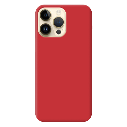Apple iPhone 13 Pro Max -case Red Colored Silicone TPU Θήκη