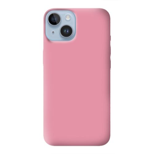 Apple iPhone 14  -case Pink Colored Silicone TPU Θήκη