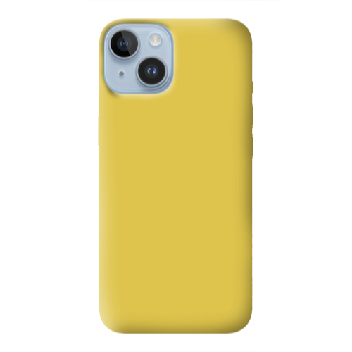 Apple iPhone 14 Plus -case Yellow Colored Silicone TPU Θήκη