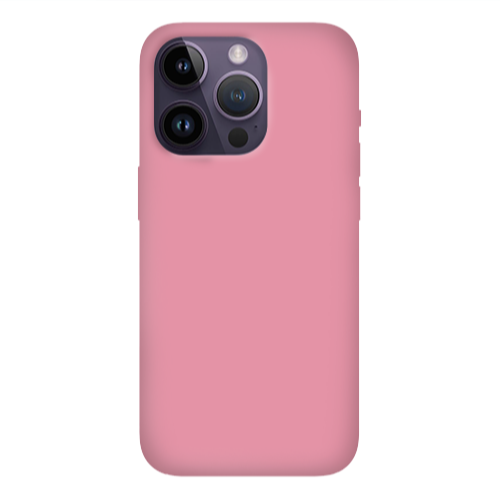 Apple iPhone 14 Pro Max -case Pink Colored Silicone TPU Θήκη