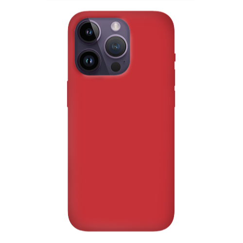 Apple iPhone 14 Pro Max -case Red Colored Silicone TPU Θήκη