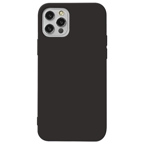 Apple iPhone 13 Pro -case Black Colored Silicone TPU Θήκη