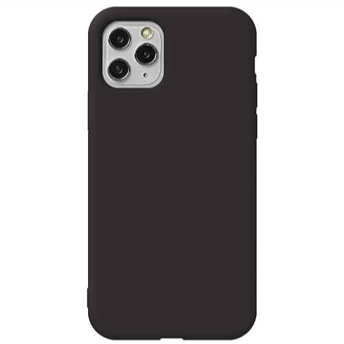 Apple iPhone 11 Pro Max -case Black Colored Silicone TPU Θήκη