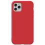 Apple iPhone 11 Pro Max -case Red Colored Silicone TPU Θήκη