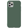 Apple iPhone 11 Pro Max -case Dark Green Colored Silicone TPU Θήκη