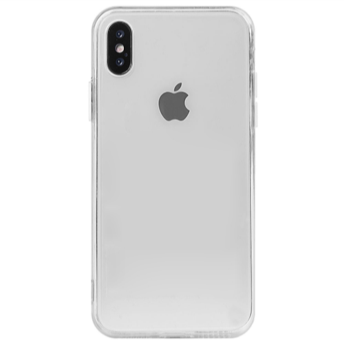 Apple iPhone Xs -case Transparent Silicone TPU Θήκη