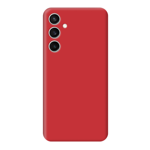 Samsung S23FE -case Red Colored Silicone TPU Θήκη