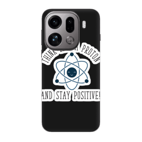 Oppo Find X9 Pro THINK LIKE Black Colored Silicone TPU Θήκη