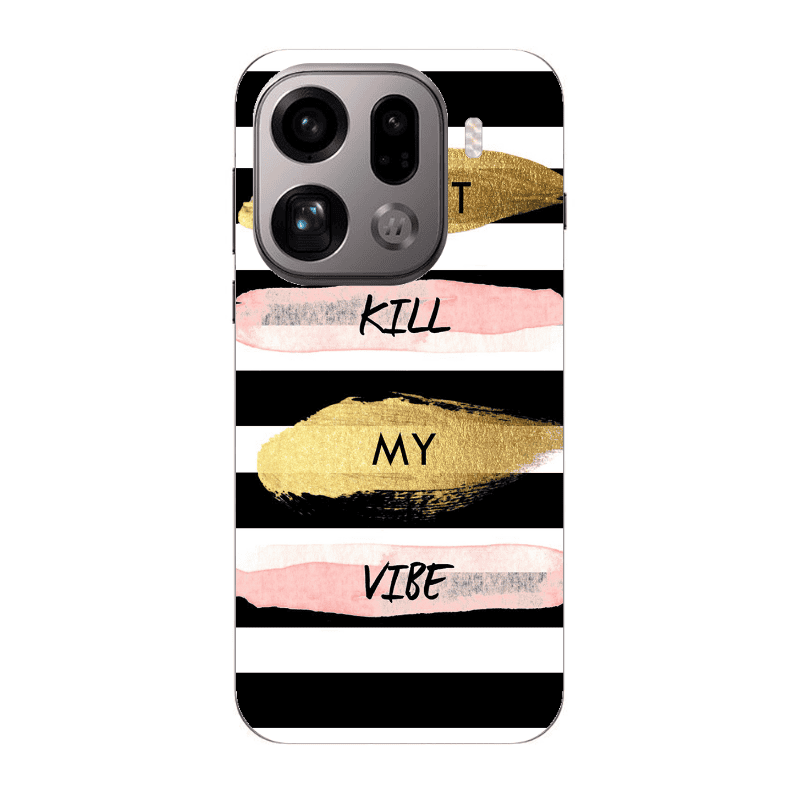 Oppo Find X9 Pro Kill my vibe Transparent Silicone TPU Θήκη