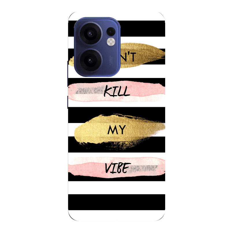 Oppo Reno13 FS Kill my vibe Transparent Silicone TPU Θήκη