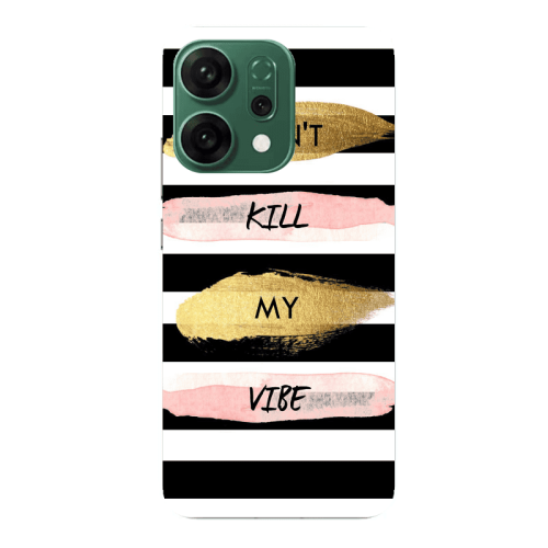 Oppo RENO 14 Kill my vibe Transparent Silicone TPU Θήκη