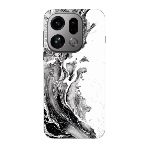 Oppo Find X9 Pro Marble River Transparent Silicone TPU Θήκη