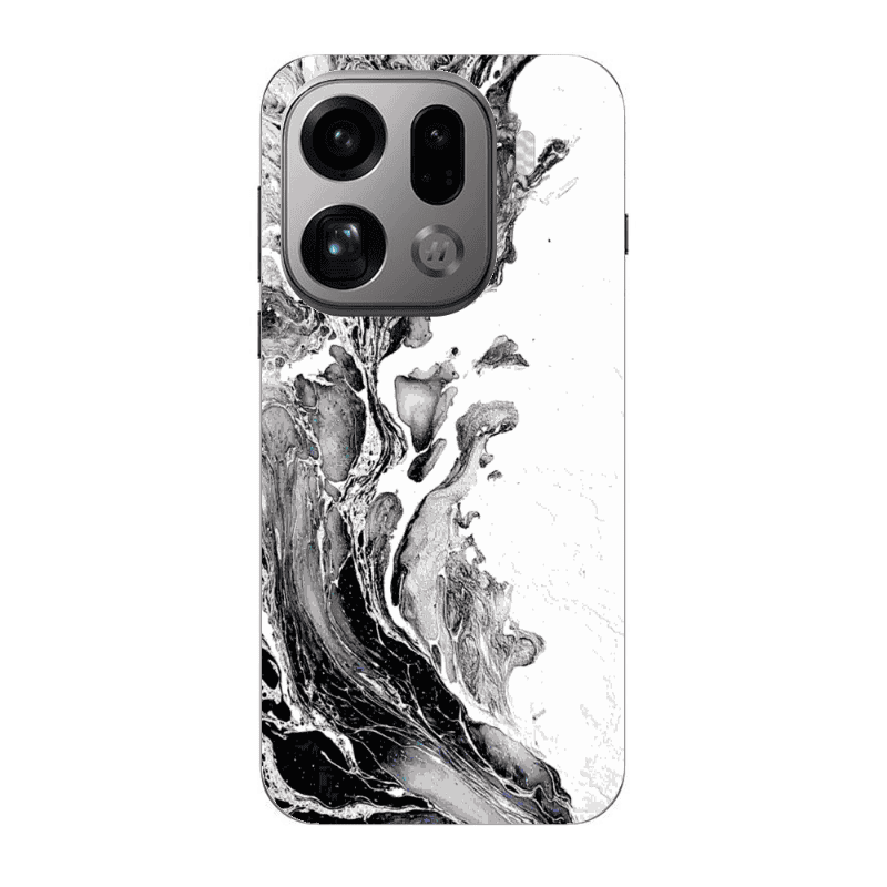 Oppo Find X9 Pro Marble River Transparent Silicone TPU Θήκη