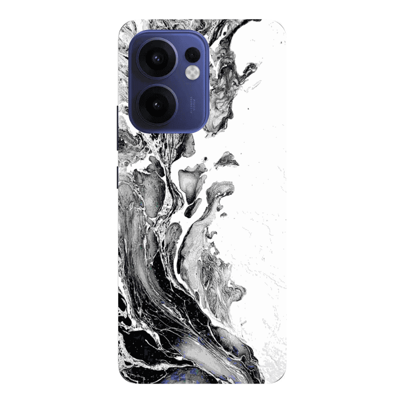 Oppo Reno13 FS Marble River Transparent Silicone TPU Θήκη