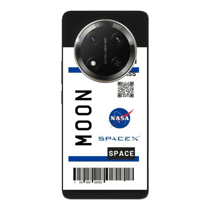 Honor Magic 7 Lite Moon spacex Black Colored Silicone TPU Θήκη