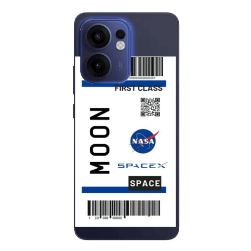 Oppo Reno13 FS Moon spacex Transparent Silicone TPU Θήκη