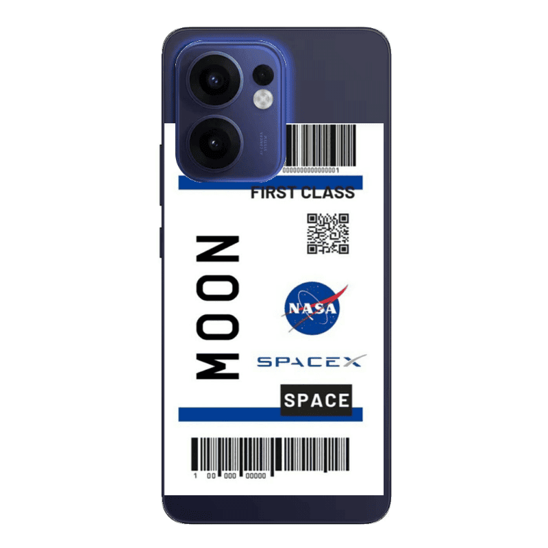 Oppo Reno13 FS Moon spacex Transparent Silicone TPU Θήκη