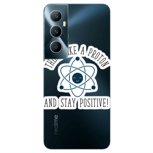 Realme C65 THINK LIKE Transparent Silicone TPU Θήκη
