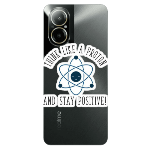 Realme C67 THINK LIKE Transparent Silicone TPU Θήκη