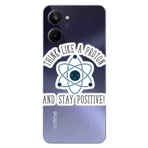 Realme 10 THINK LIKE Transparent Silicone TPU Θήκη