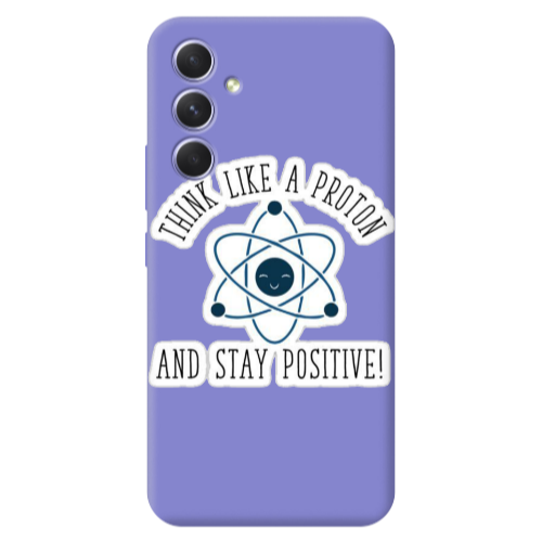 Samsung A56 THINK LIKE Purple Colored Silicone TPU Θήκη