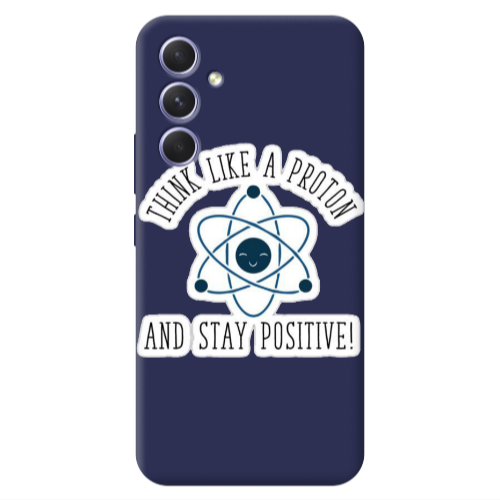 Samsung A56 THINK LIKE Dark blue Colored Silicone TPU Θήκη