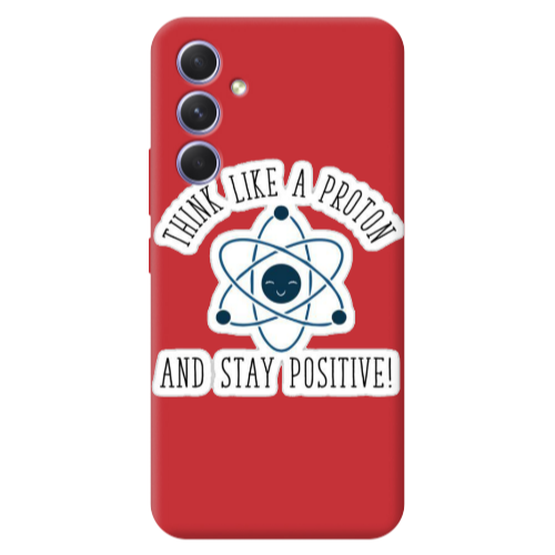 Samsung A56 THINK LIKE Red Colored Silicone TPU Θήκη