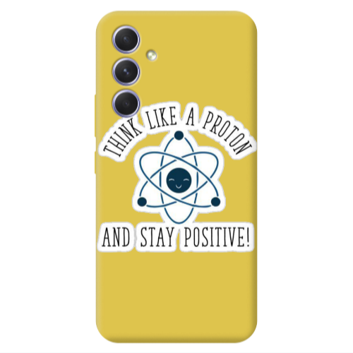 Samsung A56 THINK LIKE Yellow Colored Silicone TPU Θήκη