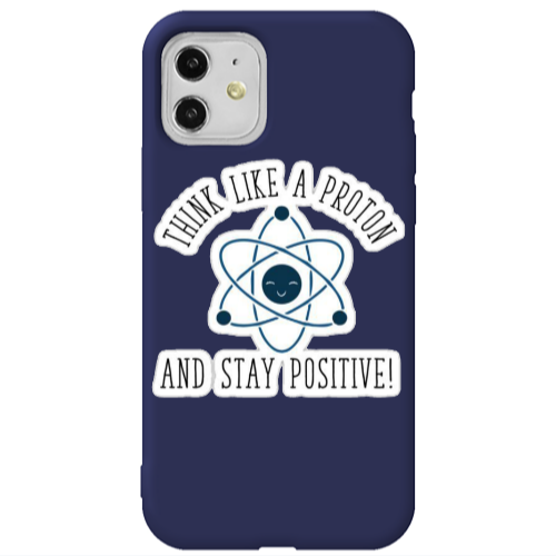 Apple iPhone 11  THINK LIKE Dark blue Colored Silicone TPU Θήκη